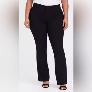 NWT Torrid Black Straight Leg Studio Pants